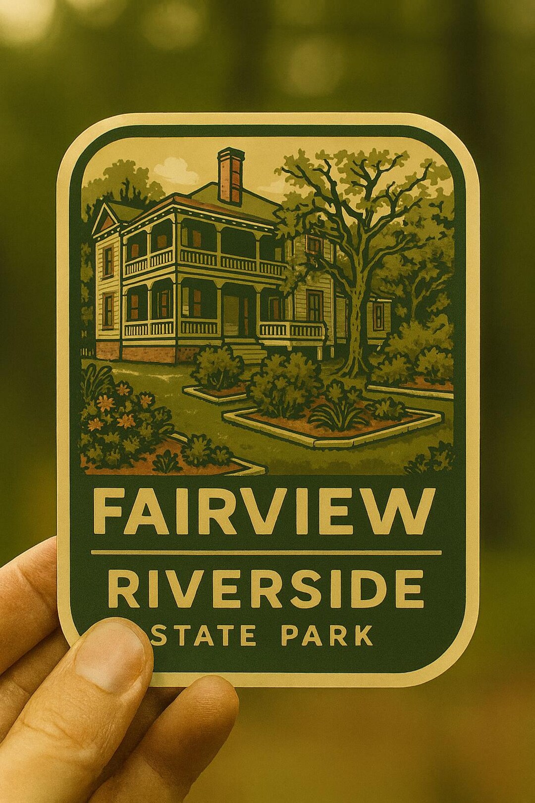 Riverside Rv Sticker Fairview-riverside State Park Sticker: Louisiana River Camping Vinyl ...