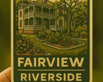 Fairview-Riverside State Park Sticker: Louisiana River Camping Vinyl Decal