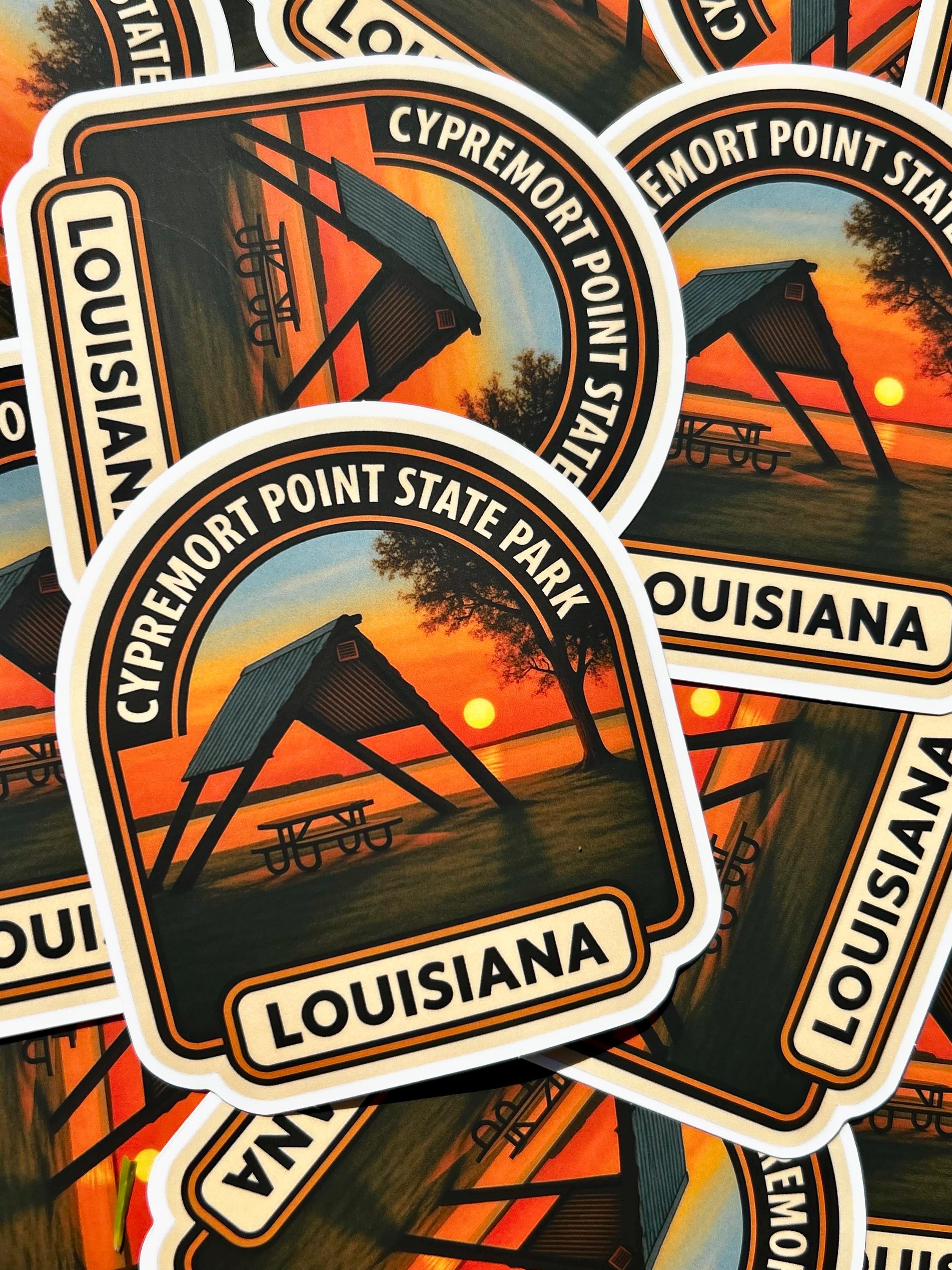 Cypremort Point State Park Sticker: Louisiana RV Travel Souvenir - Etsy