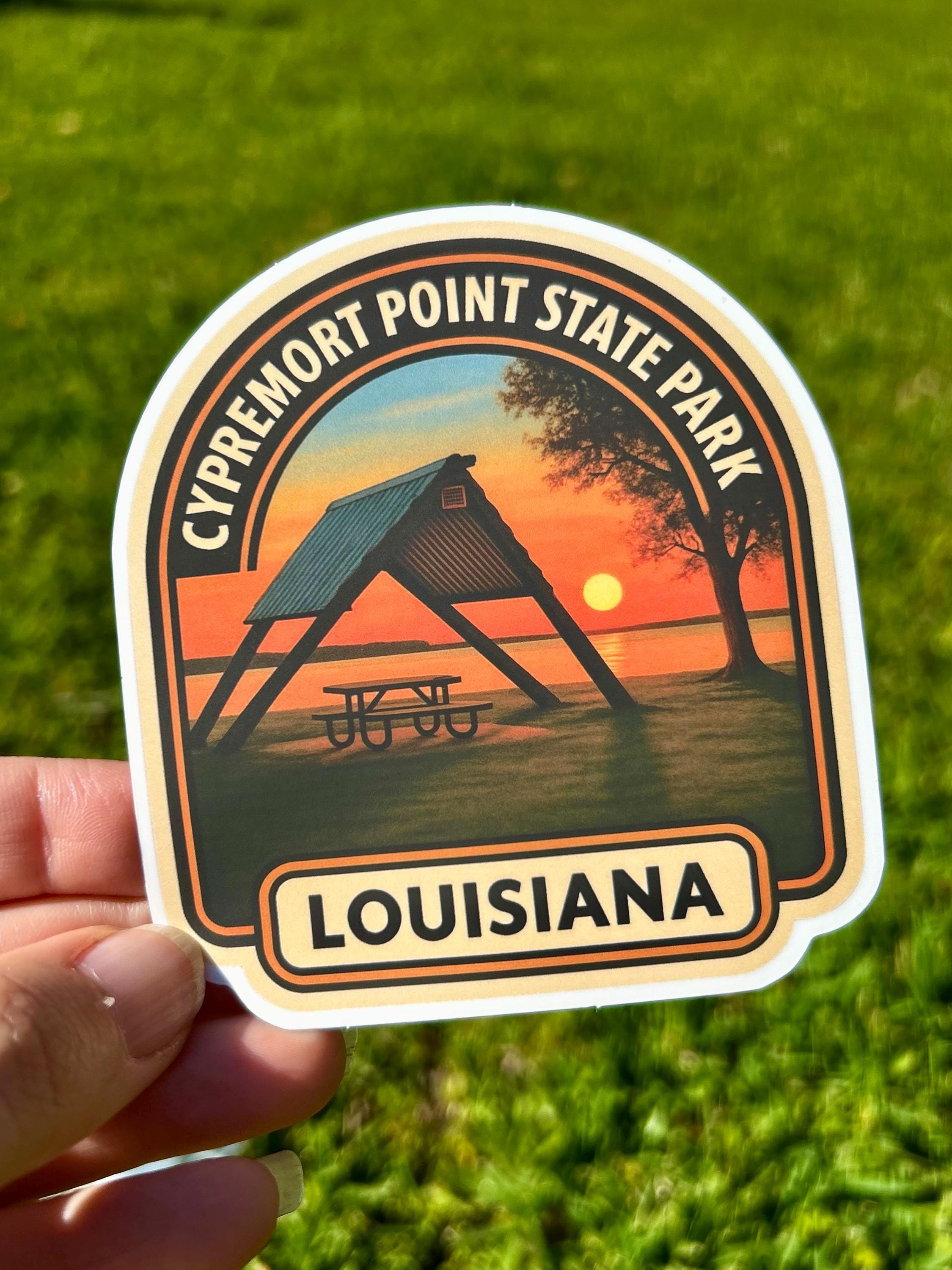 Cypremort Point State Park Sticker: Louisiana RV Travel Souvenir - Etsy