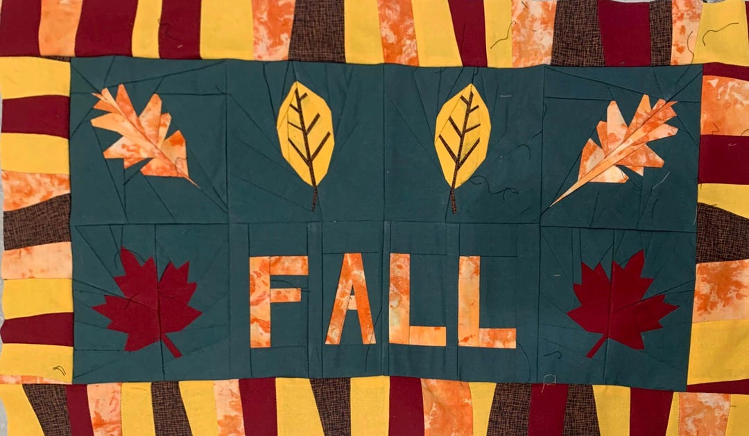 Fall Foundation Paper Piecing Pattern - Etsy