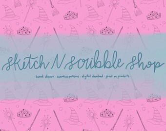 Wicked in Pink (PNG Digital Download Seamless File)