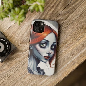 Sally Inspired Phone Case, Customizable Phone Cover, Protective Phone Shell, Gift for Sally Fans, Unique iPhone Case, Halloween