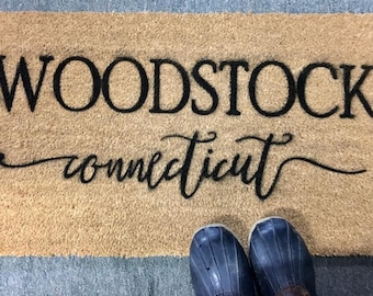 Woodstock Connecticut Coir Door Mat 18"x30"