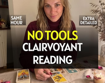 No-Cards Clairvoyant Reading | Psychic & Telepathic Session | Honest Spiritual Guidance | 1-Hour Intuitive Energy Reading | No Tools Used