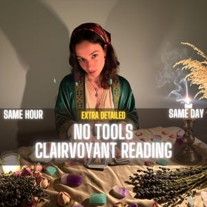 No-Cards Clairvoyant Reading | Psychic & Telepathic Session | Honest Spiritual Guidance | 1-Hour Intuitive Energy Reading | No Tools Used