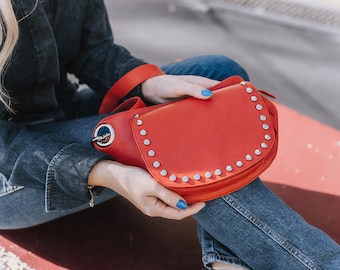 Vintage Coach Red Mini Ergo Zip Bag 9020 - Etsy