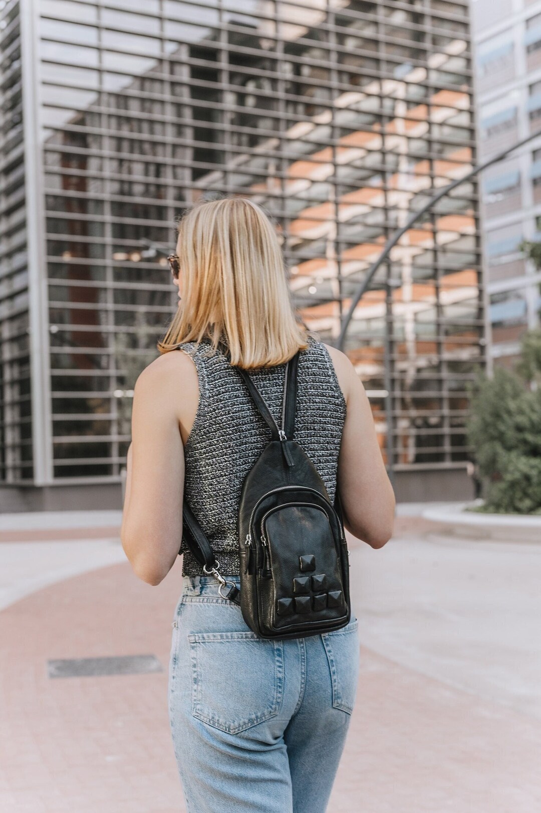 Mini Leather Backpack, Modern Mini Backpack, Festival Small Backpack ...