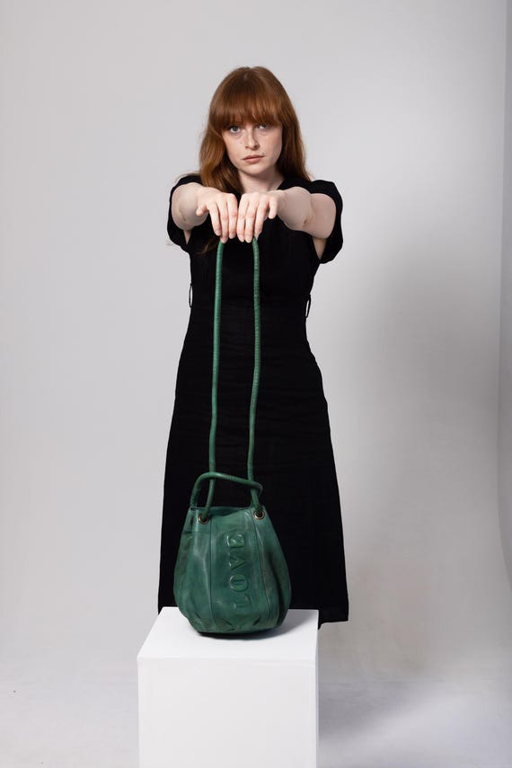 Forest green designer handbags sale