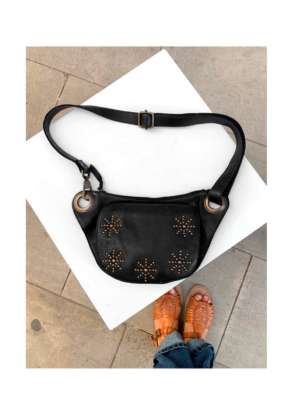 Italian Leather Crossbody Backpack Purse: Vintage Style  display picture 1