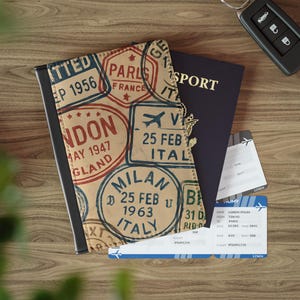 Vintage Passport Stamps Passport Cover, Travel Wallet for Passports,  Retro Travel Accessory, Gift for Travelers, Wanderlust Essentials