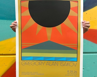Gregory Alan Isakov Concert Poster, Asheville, NC