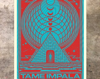 Tame Impala, Washington, DC 2019: Cherry/Turquiose