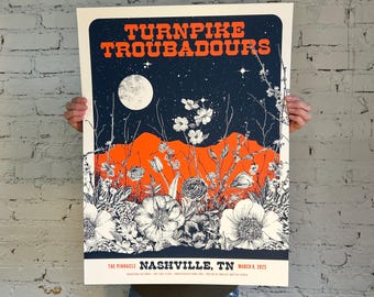 Turnpike Troubadors Concert Poster