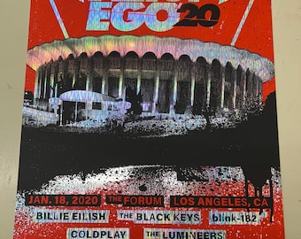 Alter Ego 20 Concert Poster, Los Angeles, CA