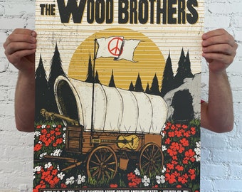 The Wood Brothers Concert Poster, The Caverns