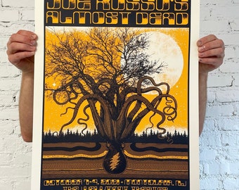 Joe Russo's Almost Dead JRAD Concert Poster, Montclair, NJ - Etsy