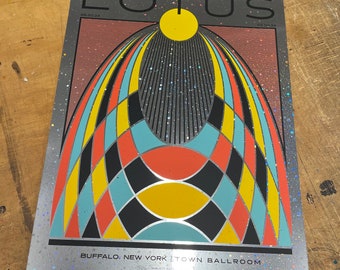 Lotus Foil Concert Poster, Buffalo, NY