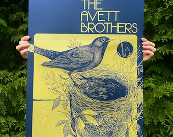 The Avett Brothers Concert Poster Nampa, ID