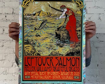 Leftover Salmon Foil Poster