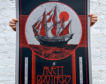 The Avett Brothers Concert Poster Capitol Theatre