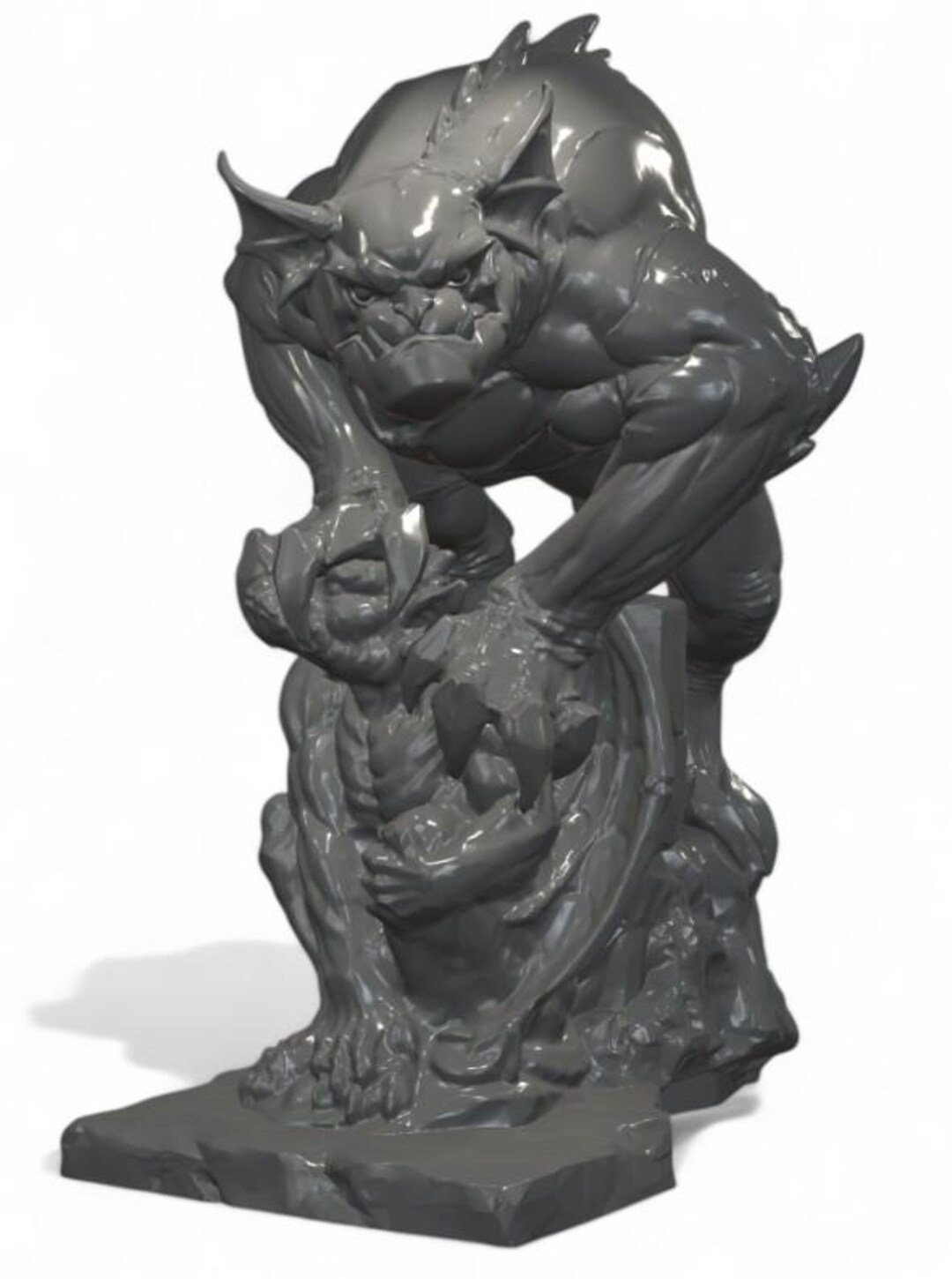 Bronx Gargoyle Figurine | Fantasy Miniature for Tabletop Gaming