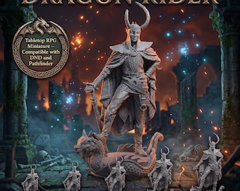 Loki Norse God Miniature – Trickster Deity, Mythology Villain for D&D, Pathfinder, Fantasy RPG, Tabletop Wargames (28mm/32mm/75mm/6.5")