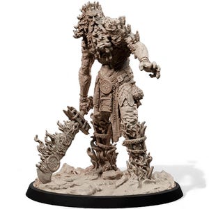 Miniature nordique géante de feu | Surtr Ragnarök Titan en résine pour RPG de table, D&D, Pathfinder | Fantaisie non peinte 28/32/75 mm, 6,5 po.
