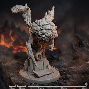 Alien Spawn Node Miniature, Infection Hive Core, Parasitic Growth Creature, Sci Fi Horror, RPG Boss Piece 28mm 32mm 54mm 75mm 6 Inch