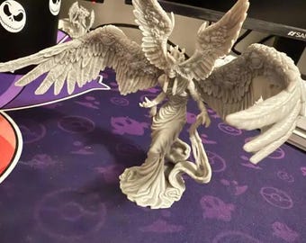 Quetzalcoatl Feathered Serpent Miniature | Aztec Mythology Resin