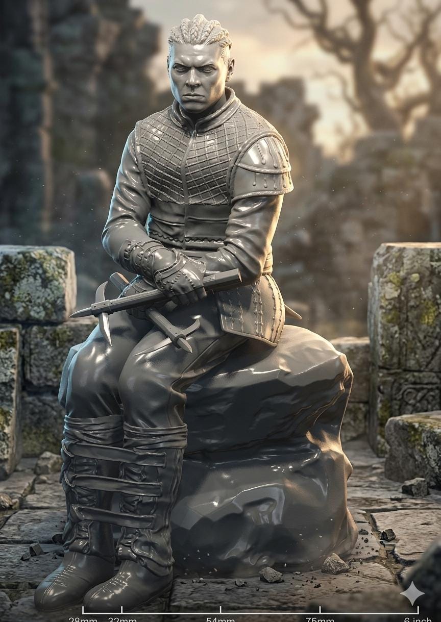 Ivar the Boneless Viking Statue | Vikings TV Collectible | Norse
