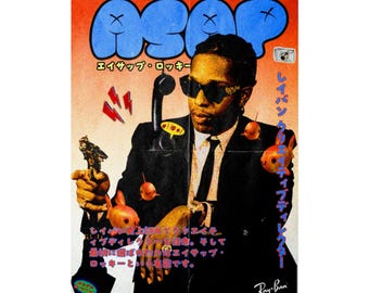 ASAP Rocky Poster: Urban Art Matte Print for Music Fans