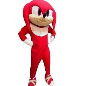 READY TO SHIP The Red Hedgehog Mascot Costume  – High Quality Cosplay Outfit for Parties, Events, Birthdays & Halloween