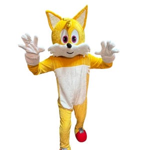 READY TO SHIP The Yellow Hedgehog Mascot Costume  – High Quality Cosplay Outfit for Parties, Events, Birthdays & Halloween