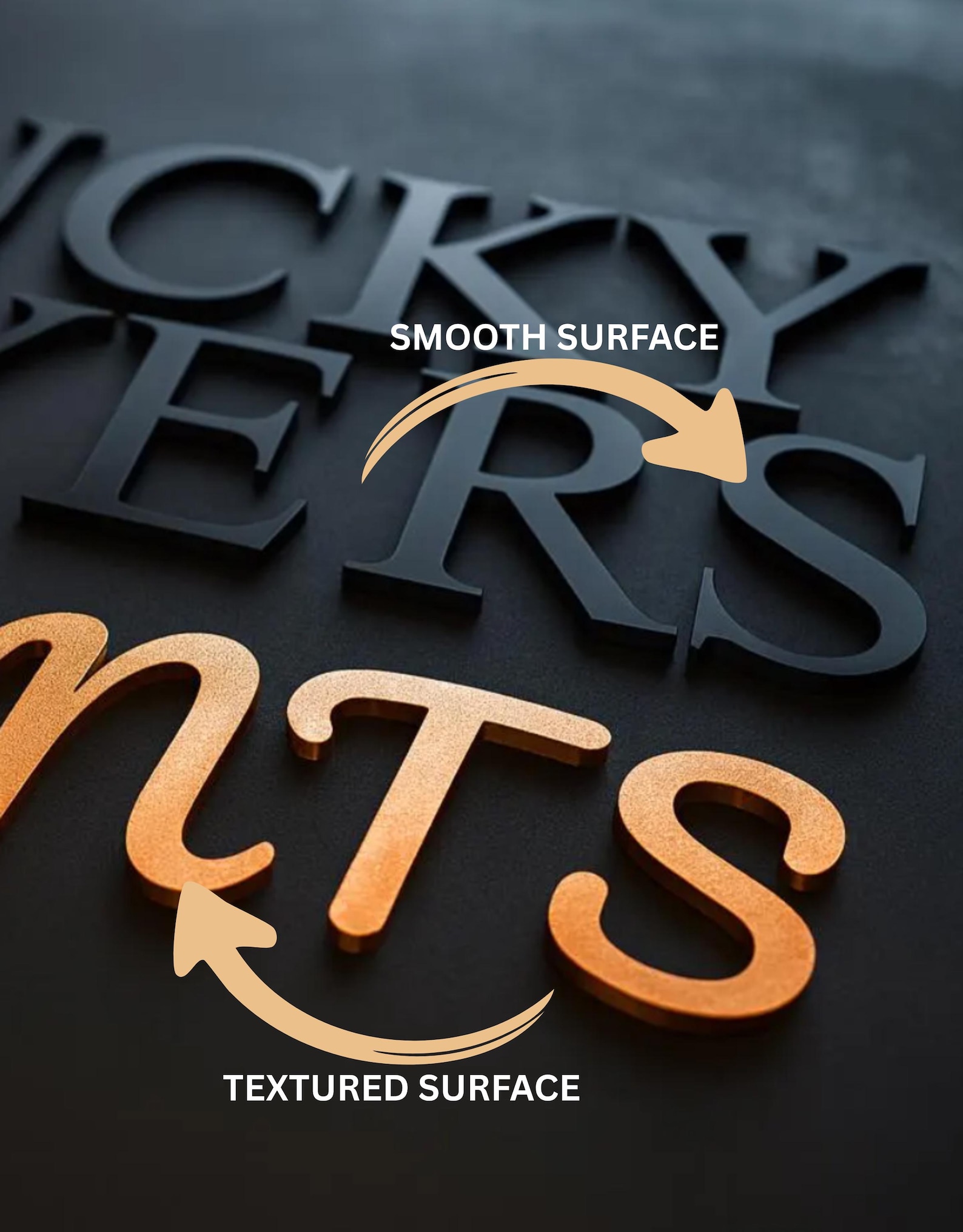 Custom 3D Printed Letter Sign - Personalized Name, Word Art & Numbers ...