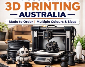 Custom 3D Printing Australia | Printed to Order in Various Colours & Sizes | FREE QUOTE