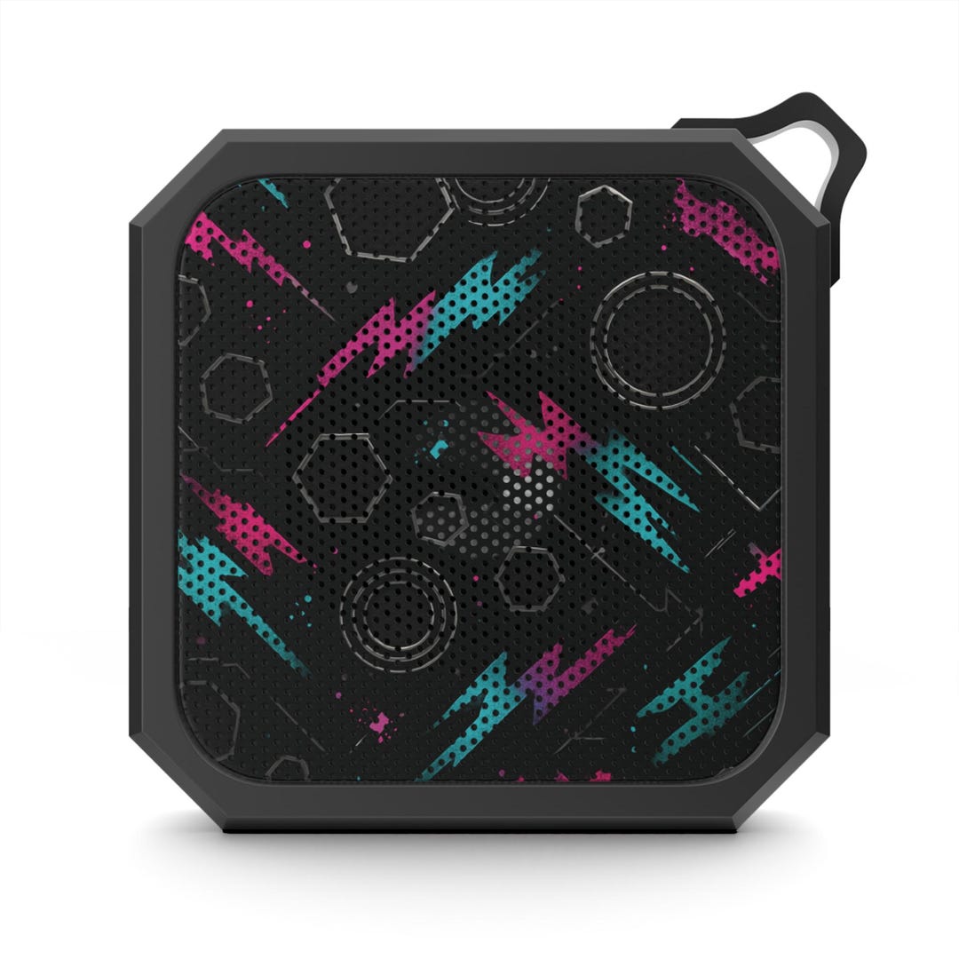 Neon Lightning Pattern Bluetooth Speaker | Blackwater Outdoor Speaker ...