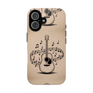 Custodia per telefono a forma di chitarra: accessorio elegante per musicisti