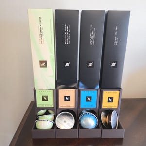 3D Printed Nespresso Vertuo Pod Holder | Coffee Capsule Organizer | Single or 3-Pack Gift Set | Modern Kitchen Counter Décor
