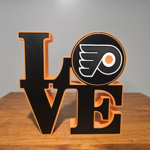 Letrero "Love" de los Philadelphia Flyers – Decoración para aficionados