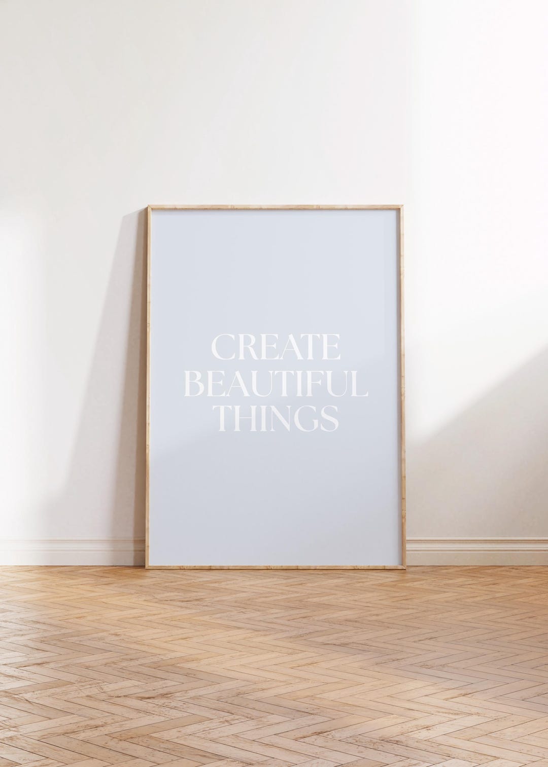 Create Beautiful Things Digital Print - Typography Wall Art - Cozy Home ...