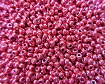 Miyuki Seed Beads - Galvanized Light Cranberry - Size 11/0 - Select 10, 15 or 30 Grams