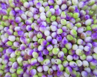 Miyuki Drop Beads - 3.4 mm -  Opaque Funky Orchid - Select 10, 20 or 30 grams