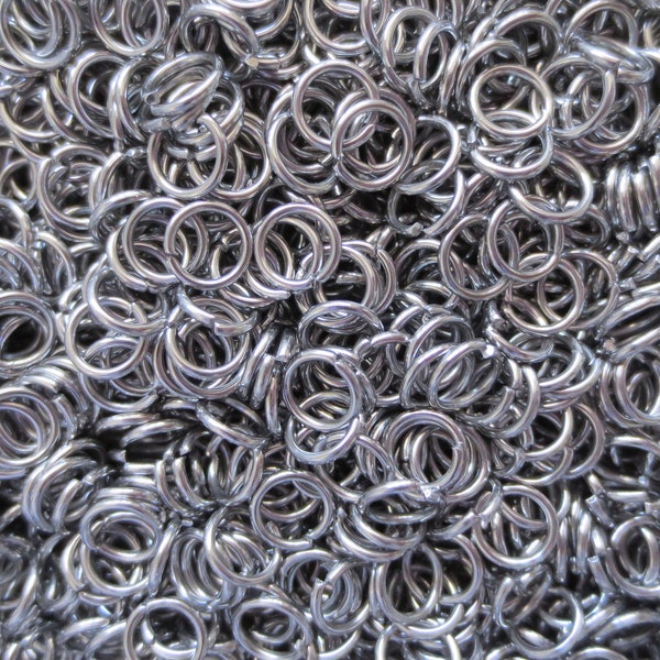 Stainless Steel Jump Rings - 5.5mm - 20ga - Select 100, 200 or 500 pcs