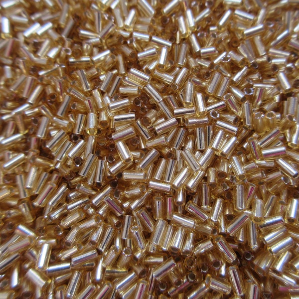 Gold bugle beads etsy