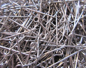 Stainless Steel Eye Pins  -  25 mm - 21 GAUGE - Select 100, 200 or 500 pcs