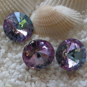 Preciosa Crystal Rivoli -  14mm - Vitrail Light - Choice of 2, 3, 4 or 5 pcs