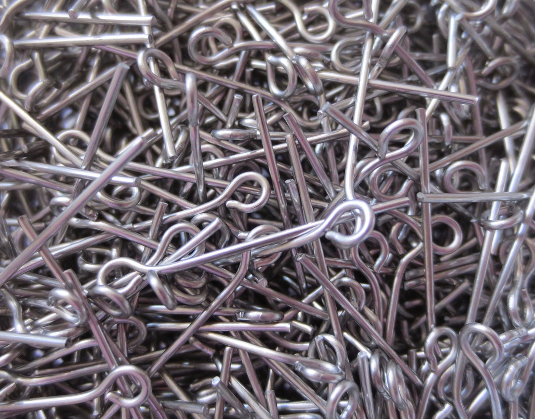 Stainless Steel Eye Pins 25 Mm 20 GAUGE Select 100, 200 or 500 Pcs Etsy