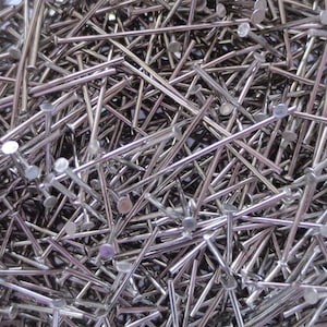 Stainless Steel Flat Head Pins  -  25mm - 20ga - Select 100, 200 or 500 pcs