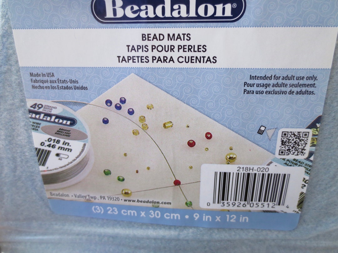 Beadalon Bead Mat 9 X 12 Inch 3 Pc Pack Etsy